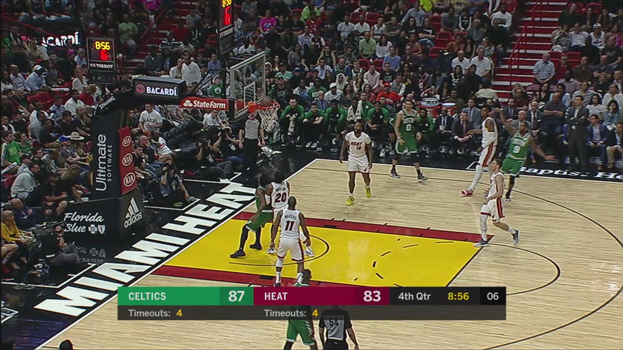 Player Altercation Celtics Heat NBA Official