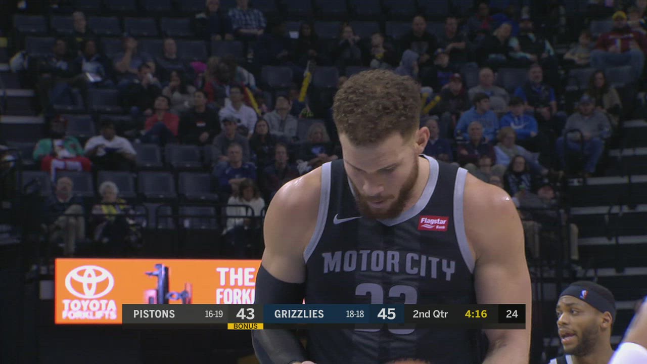 Player Altercation Pistons Grizzlies NBA Official