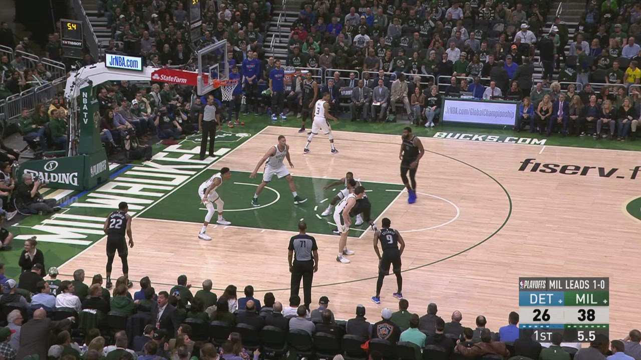 Review of Called Foul Pistons Bucks NBA Official