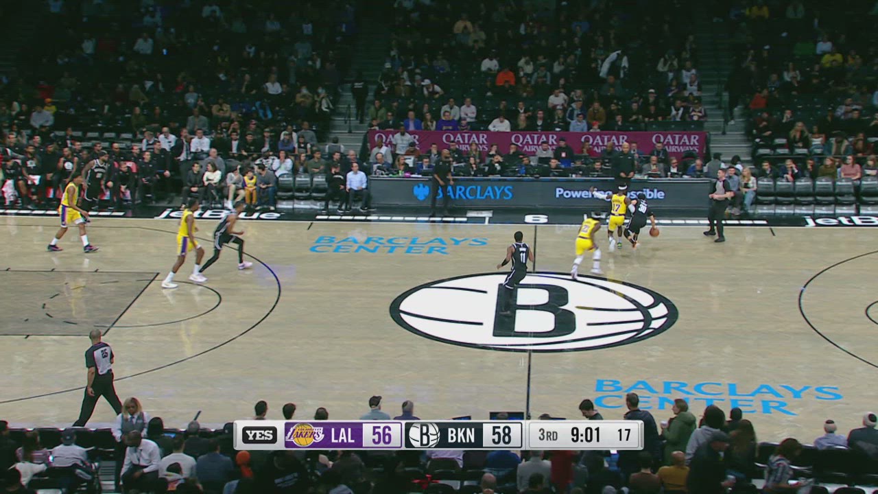 Player Altercation Lakers Nets NBA Official