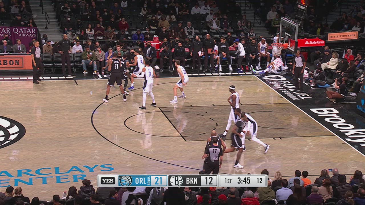 Player Altercation Magic Nets NBA Official