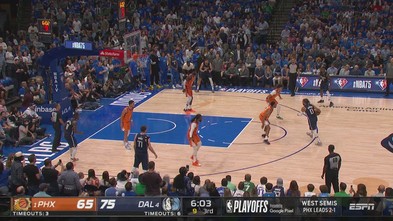 Player Altercation Suns Mavericks NBA Official