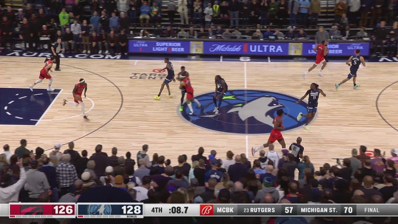 Clocked The Raptors Clock Malfunction: Raptors @ Timberwolves | NBA Official