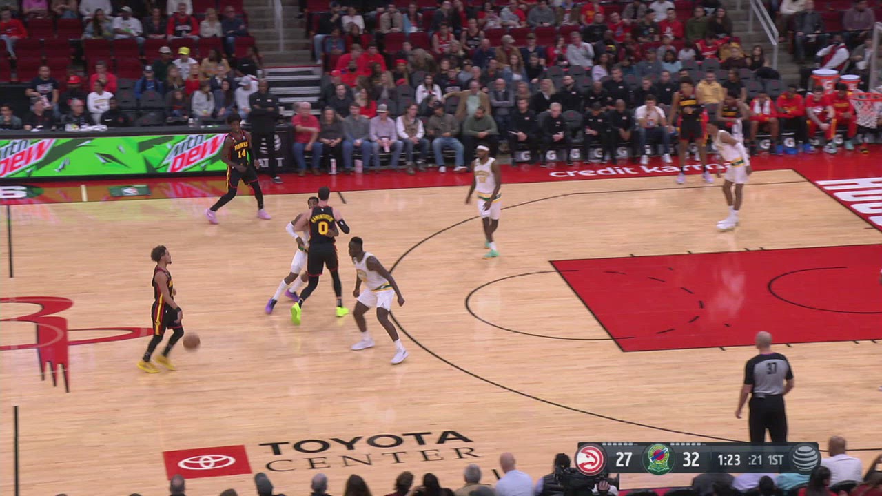 TwoPoint/ThreePoint Field Goal Hawks Rockets NBA Official