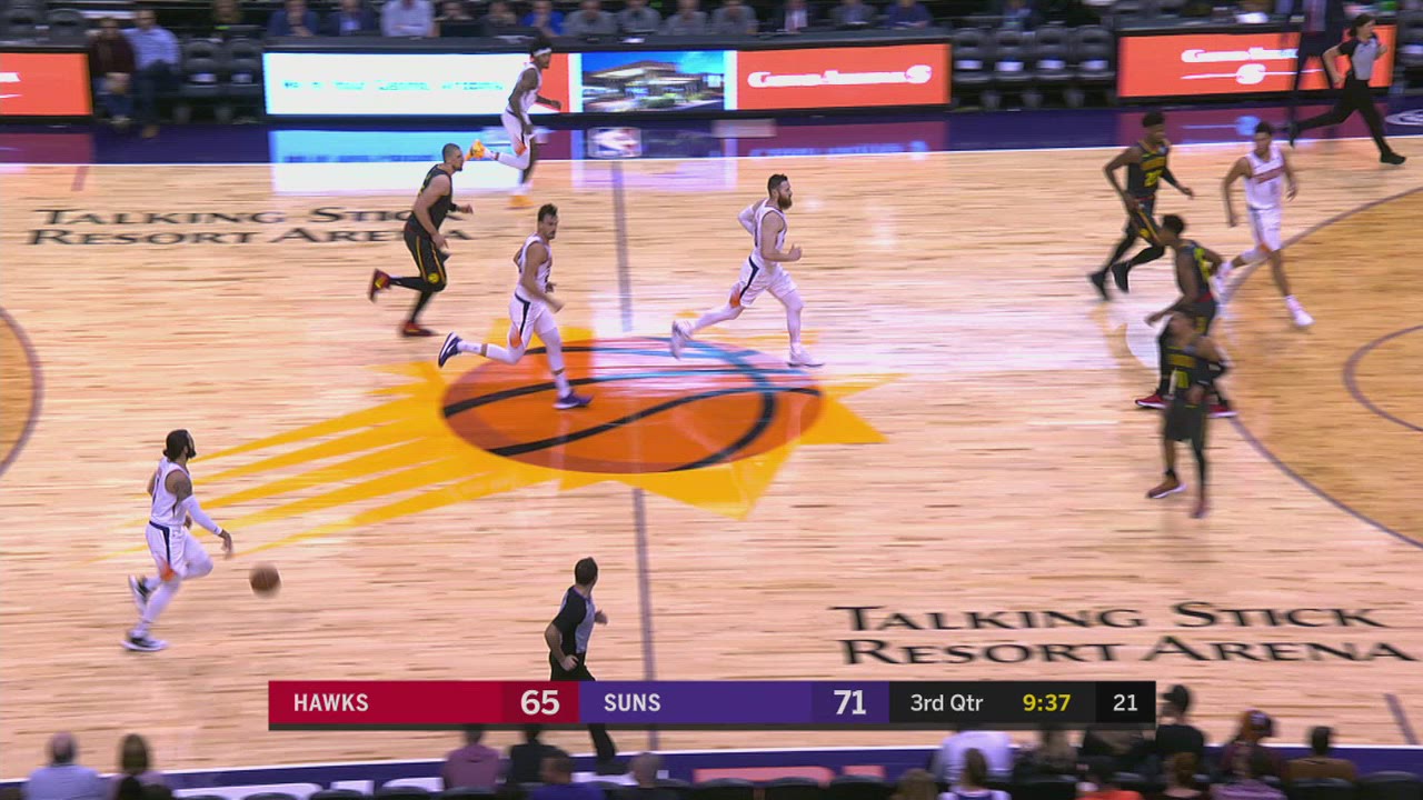 TwoPoint/ThreePoint Field Goal Hawks Suns NBA Official