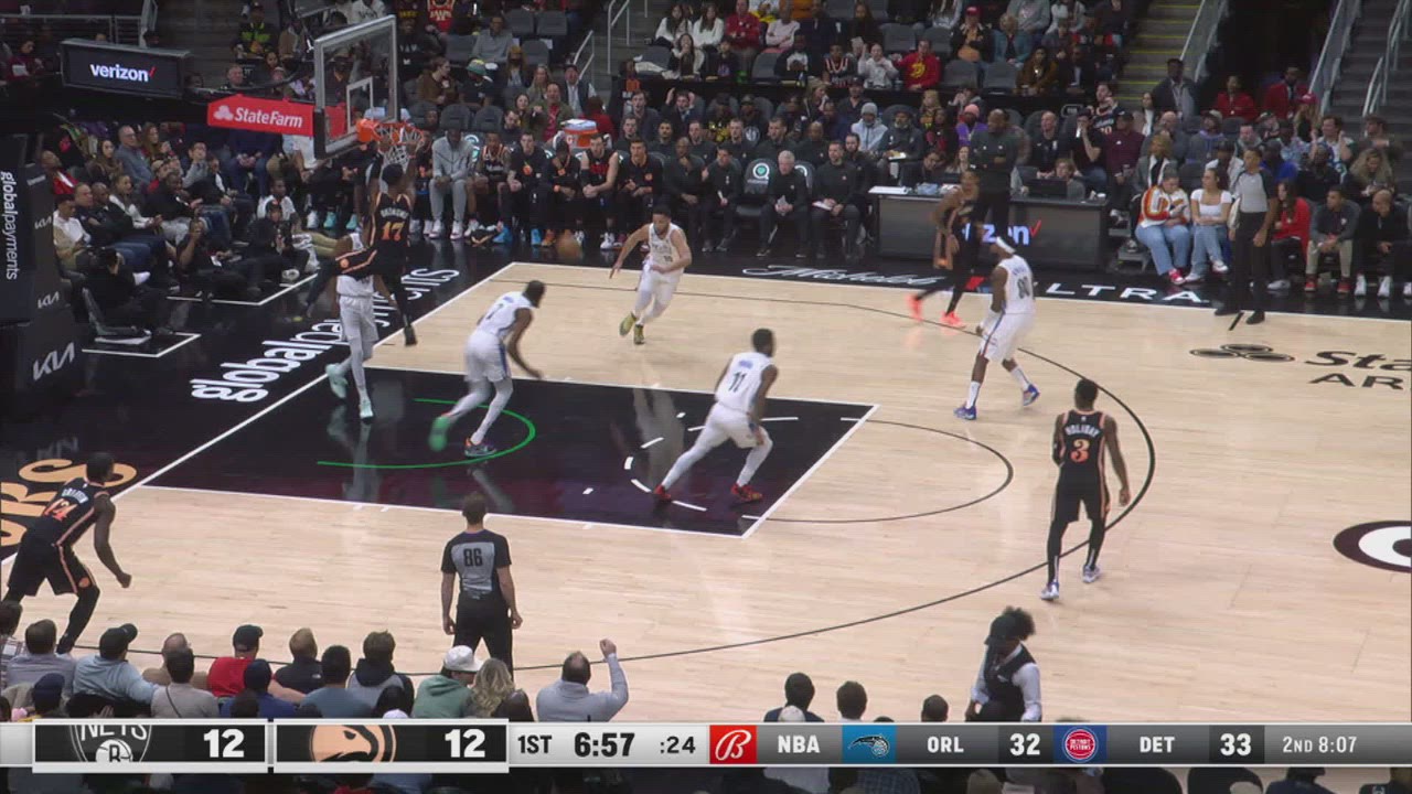 TwoPoint/ThreePoint Field Goal Nets Hawks NBA Official