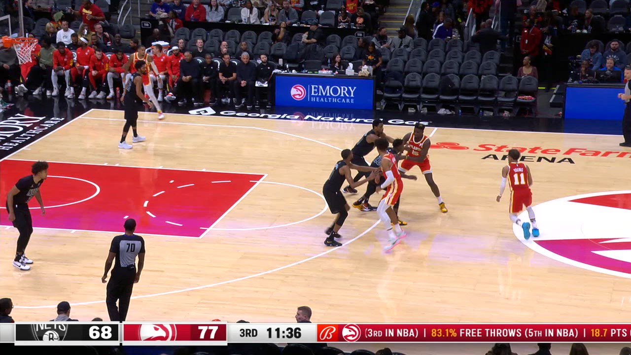 TwoPoint/ThreePoint Field Goal Nets Hawks NBA Official