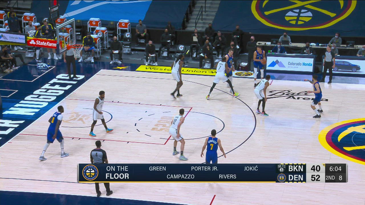TwoPoint/ThreePoint Field Goal Nets Nuggets NBA Official