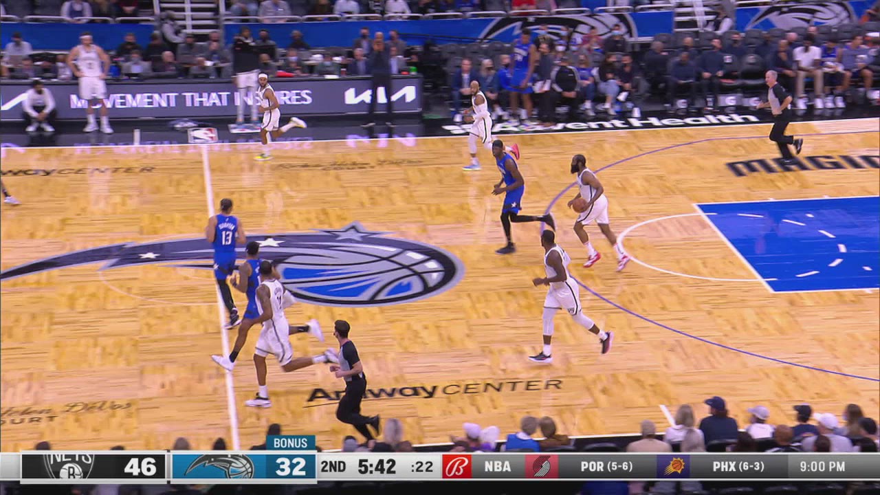 TwoPoint/ThreePoint Field Goal Nets Magic NBA Official