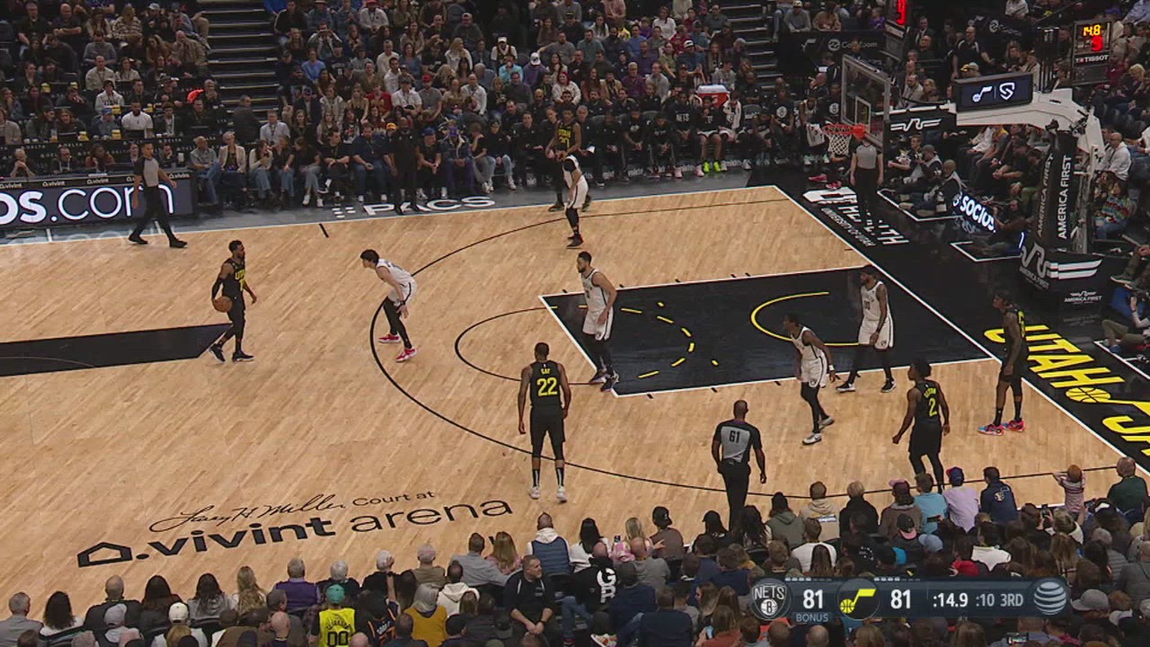 TwoPoint/ThreePoint Field Goal Nets Jazz NBA Official