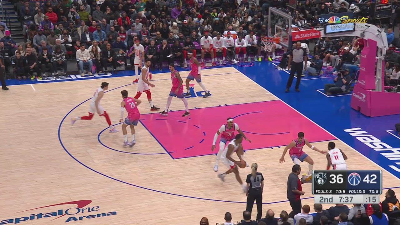 TwoPoint/ThreePoint Field Goal Nets Wizards NBA Official