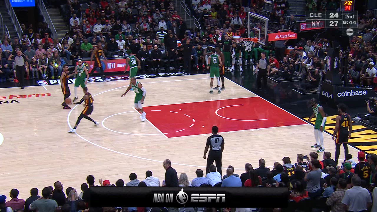 TwoPoint/ThreePoint Field Goal Celtics Hawks NBA Official