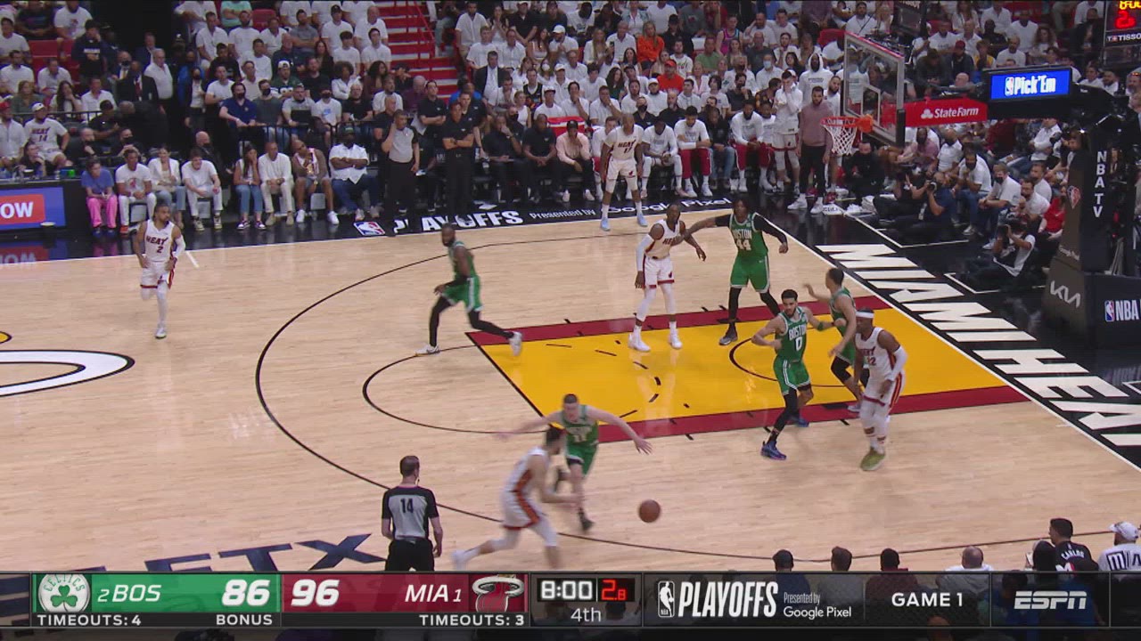 TwoPoint/ThreePoint Field Goal Celtics Heat NBA Official
