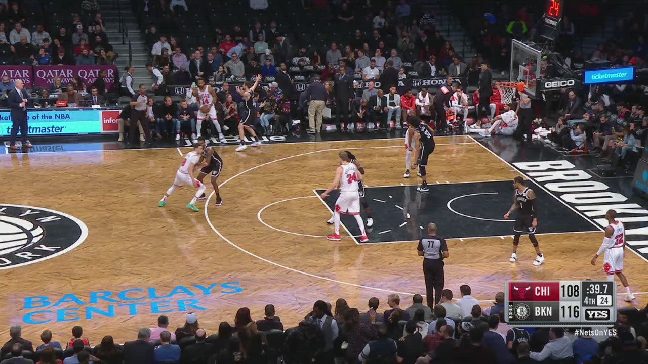 TwoPoint/ThreePoint Field Goal Bulls Nets NBA Official