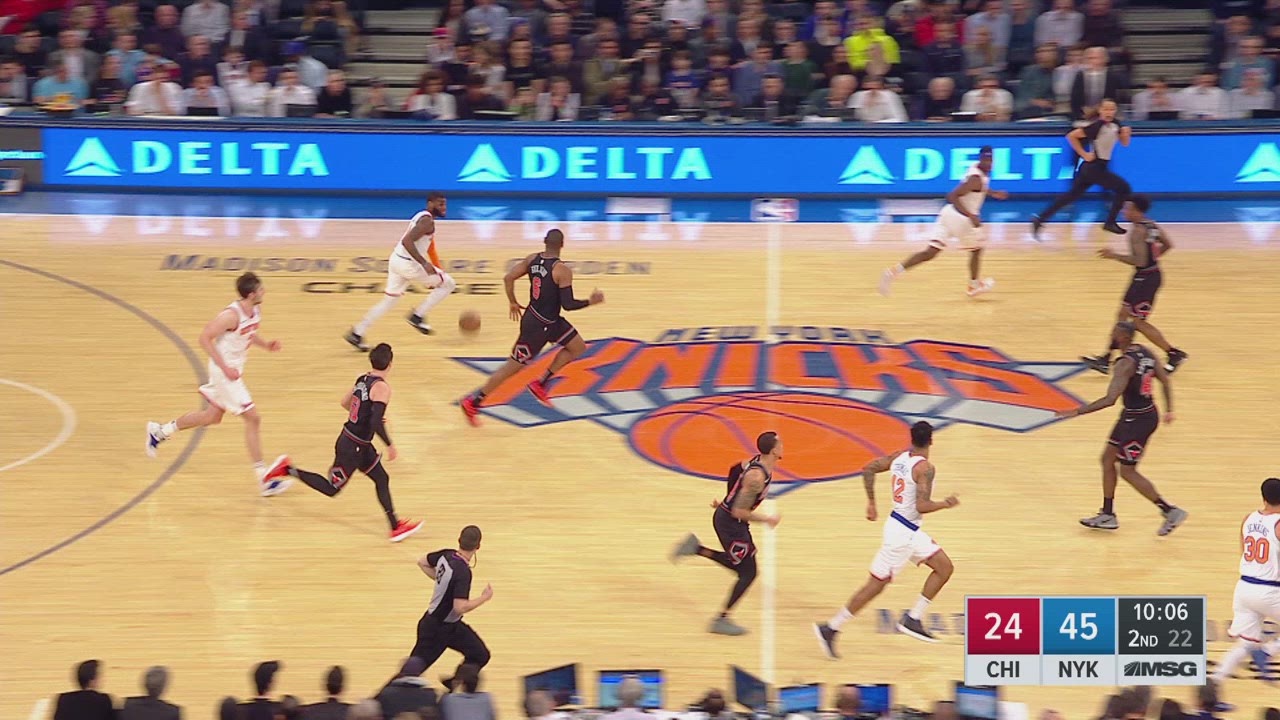 TwoPoint/ThreePoint Field Goal Bulls Knicks NBA Official