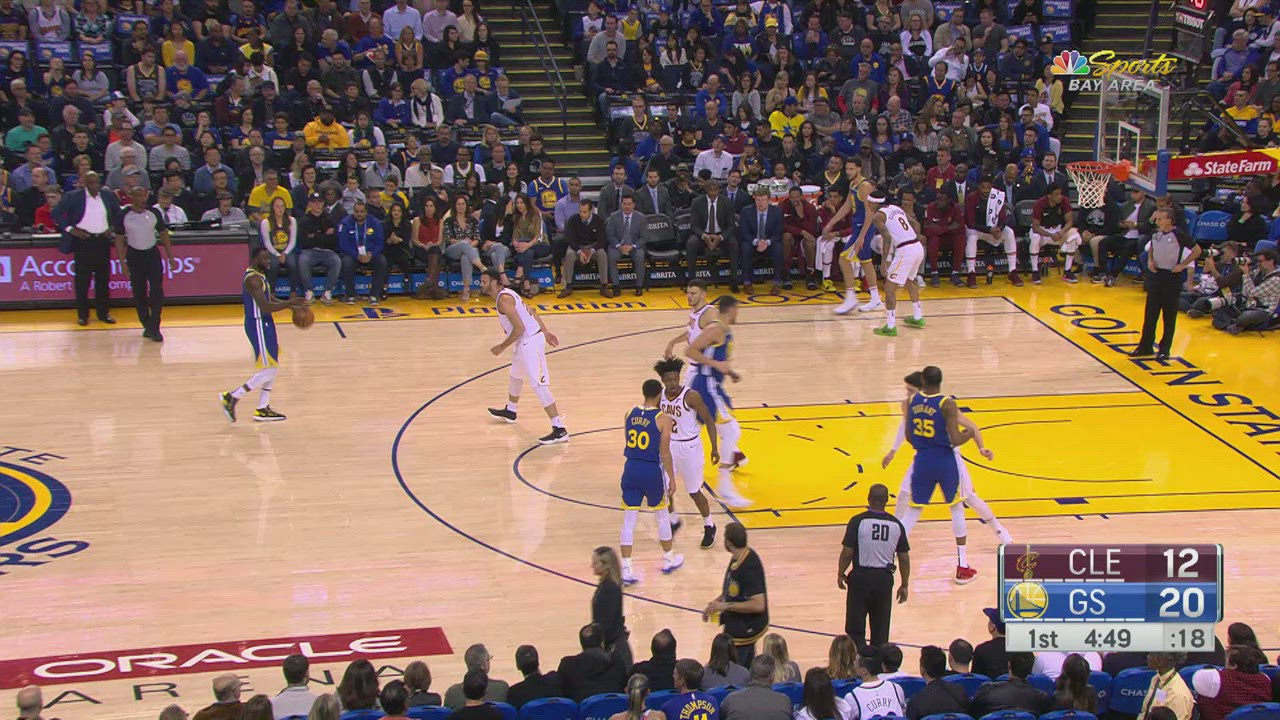 TwoPoint/ThreePoint Field Goal Cavaliers Warriors NBA Official