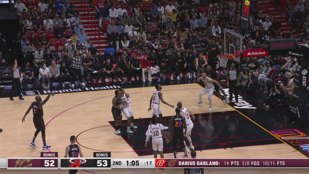 TwoPoint/ThreePoint Field Goal Cavaliers Heat NBA Official