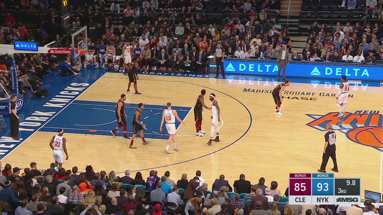 TwoPoint/ThreePoint Field Goal Cavaliers Knicks NBA Official