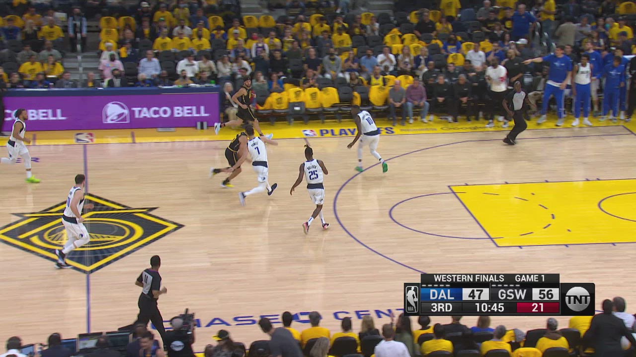 TwoPoint/ThreePoint Field Goal Mavericks Warriors NBA Official