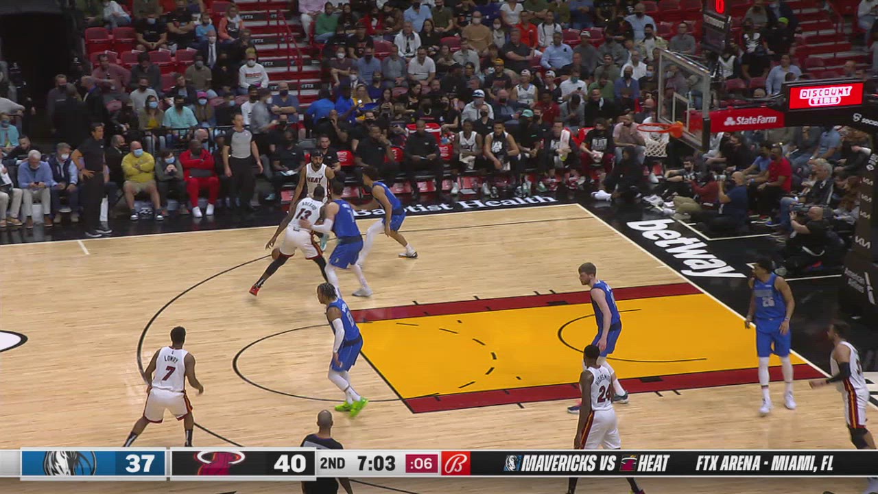 TwoPoint/ThreePoint Field Goal Mavericks Heat NBA Official