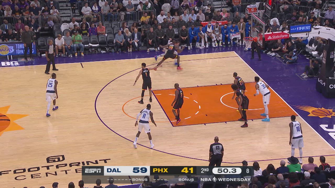 TwoPoint/ThreePoint Field Goal Mavericks Suns NBA Official