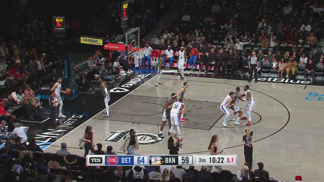 TwoPoint/ThreePoint Field Goal Pistons Nets NBA Official