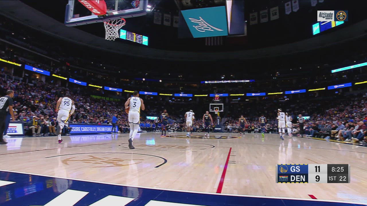 TwoPoint/ThreePoint Field Goal Warriors Nuggets NBA Official