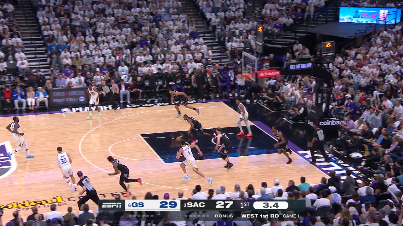 TwoPoint/ThreePoint Field Goal Warriors Kings NBA Official