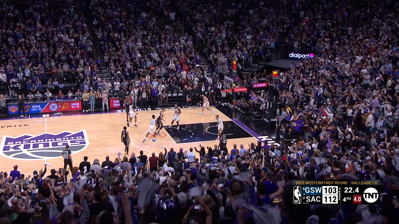 TwoPoint/ThreePoint Field Goal Warriors Kings NBA Official