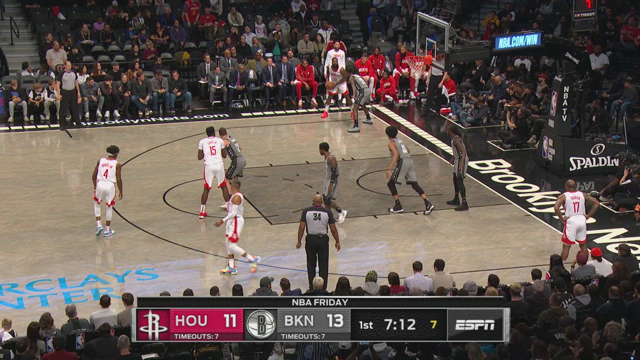 TwoPoint/ThreePoint Field Goal Rockets Nets NBA Official