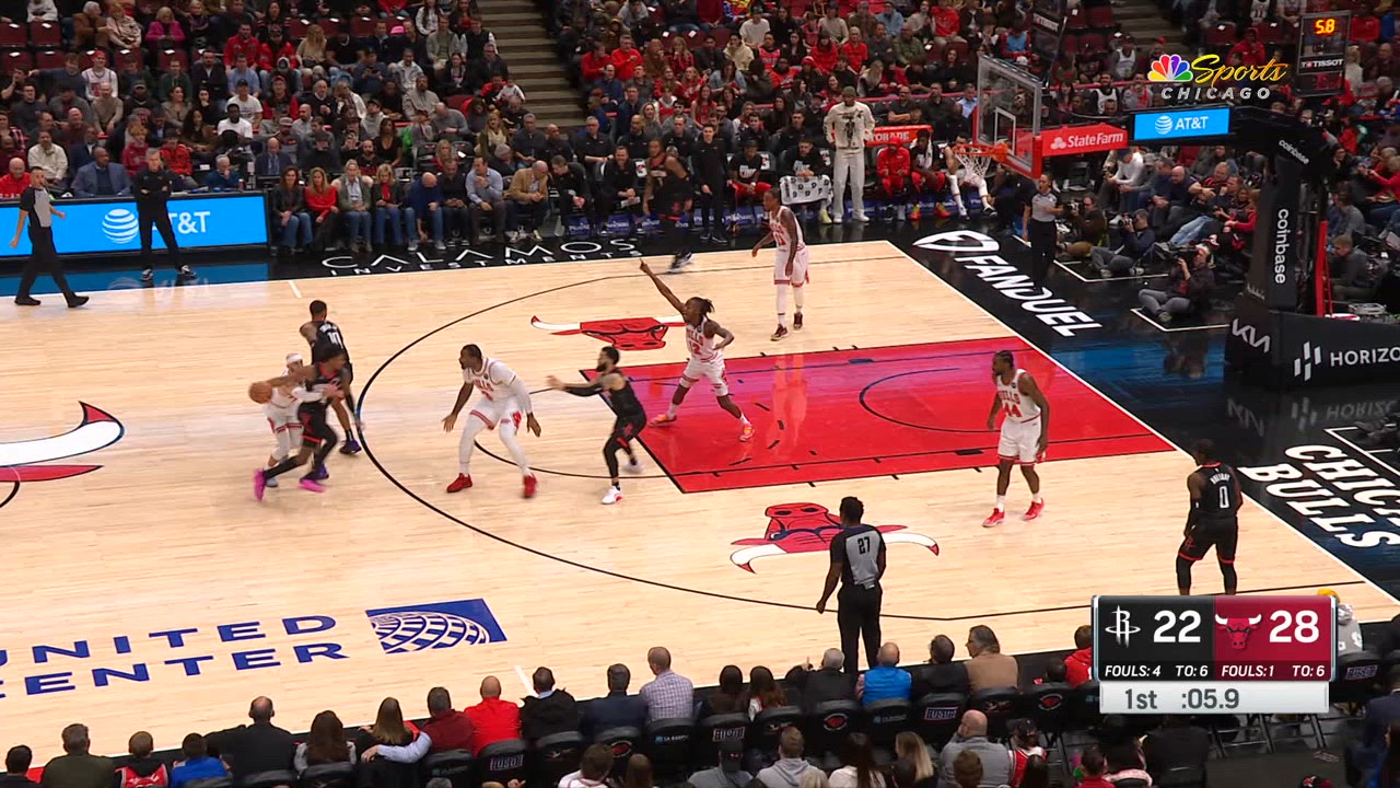 TwoPoint/ThreePoint Field Goal Rockets Bulls NBA Official