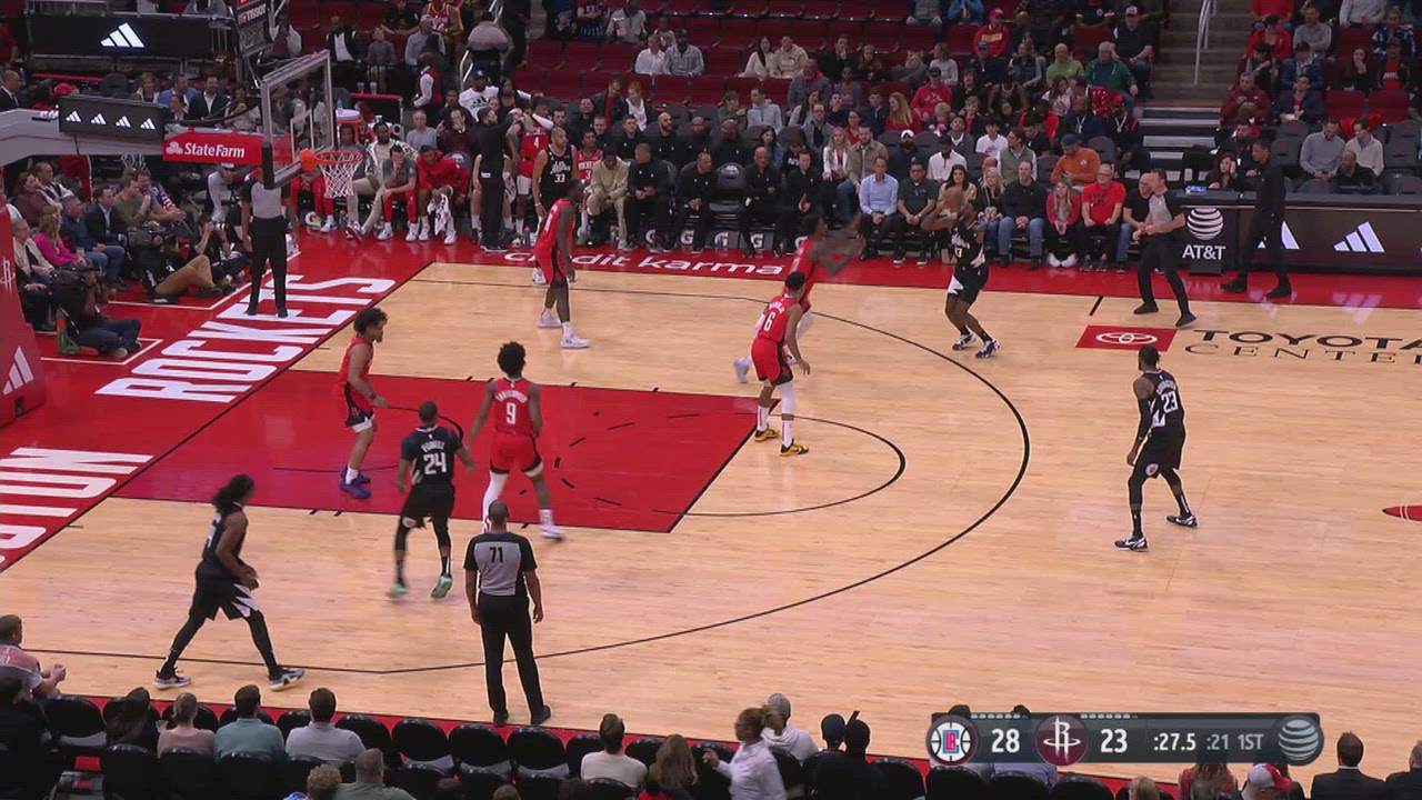 TwoPoint/ThreePoint Field Goal Clippers Rockets NBA Official