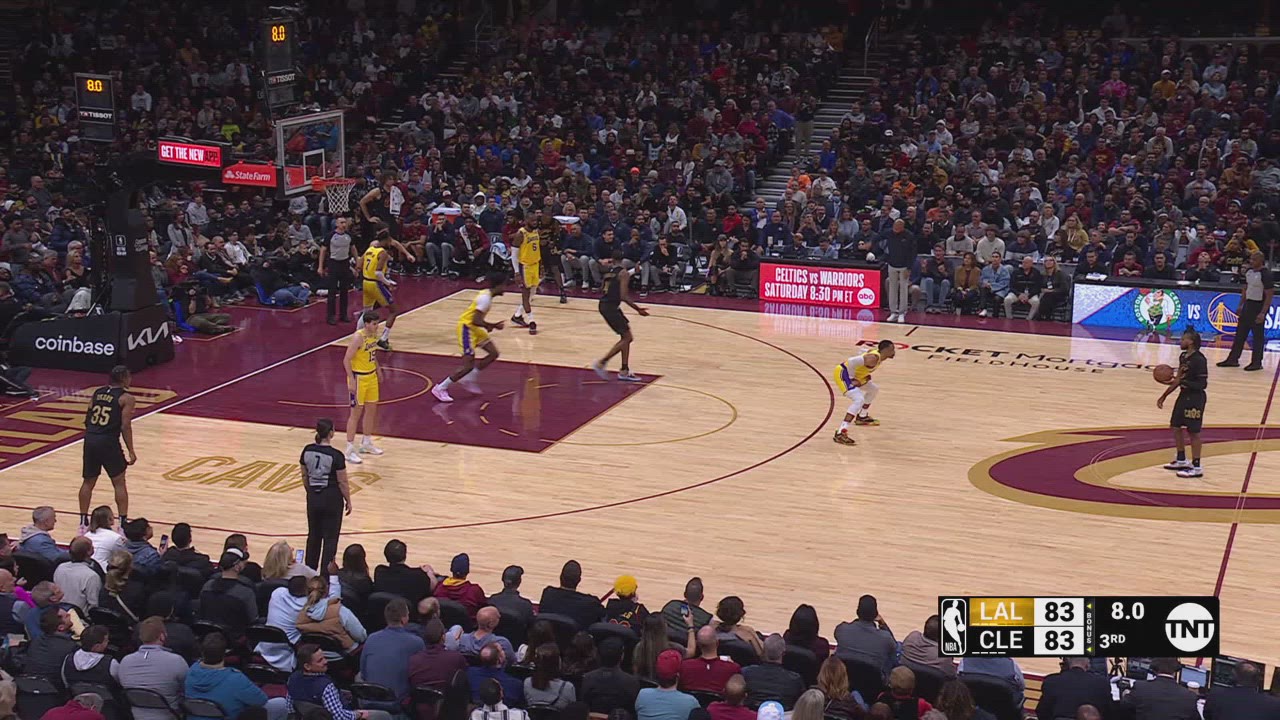 TwoPoint/ThreePoint Field Goal Lakers Cavaliers NBA Official
