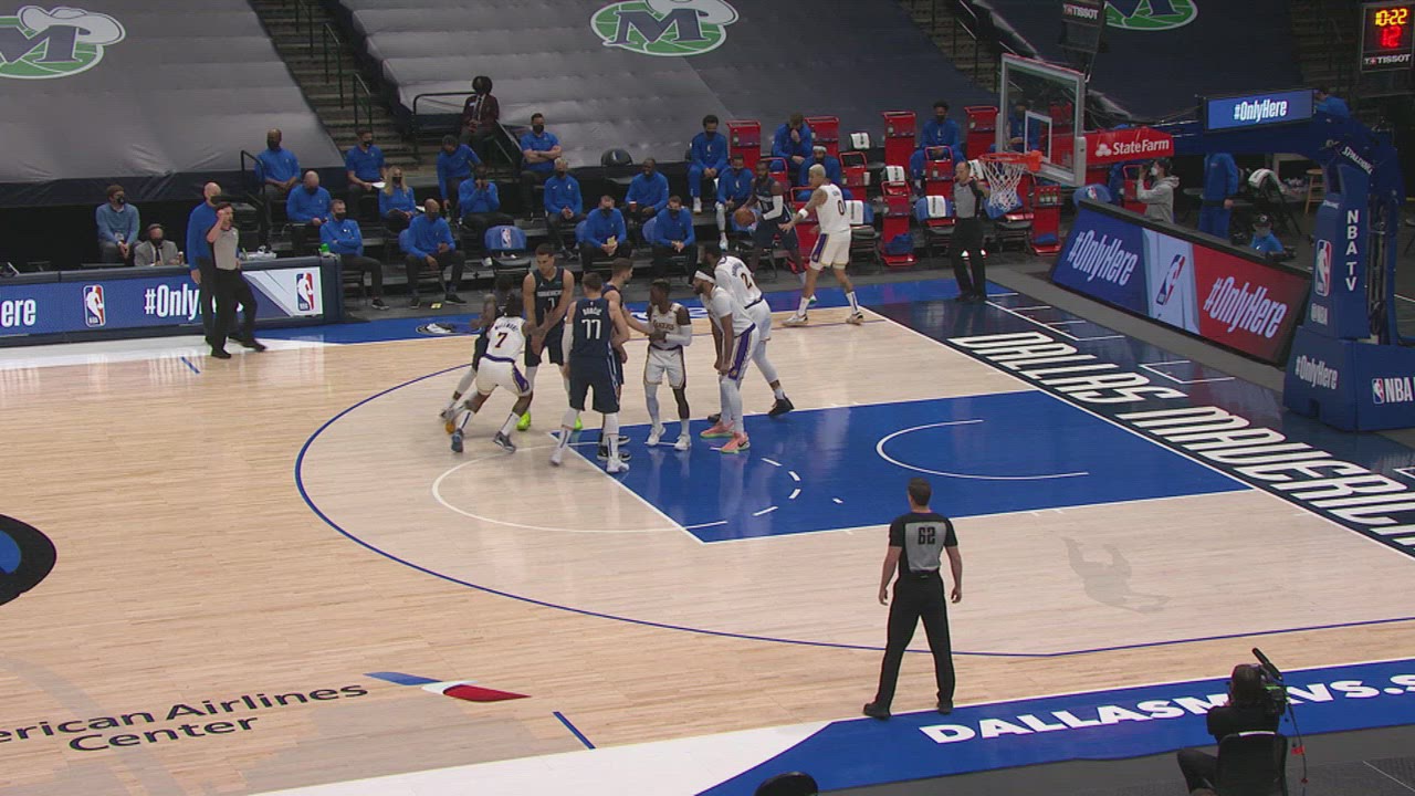 TwoPoint/ThreePoint Field Goal Lakers Mavericks NBA Official