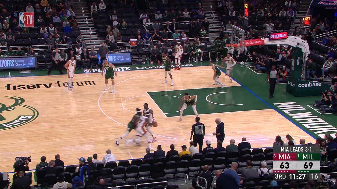 TwoPoint/ThreePoint Field Goal Heat Bucks NBA Official