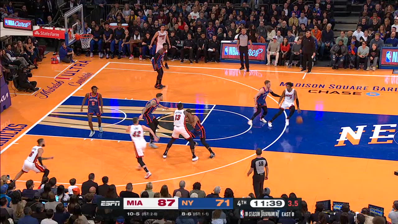 TwoPoint/ThreePoint Field Goal Heat Knicks NBA Official