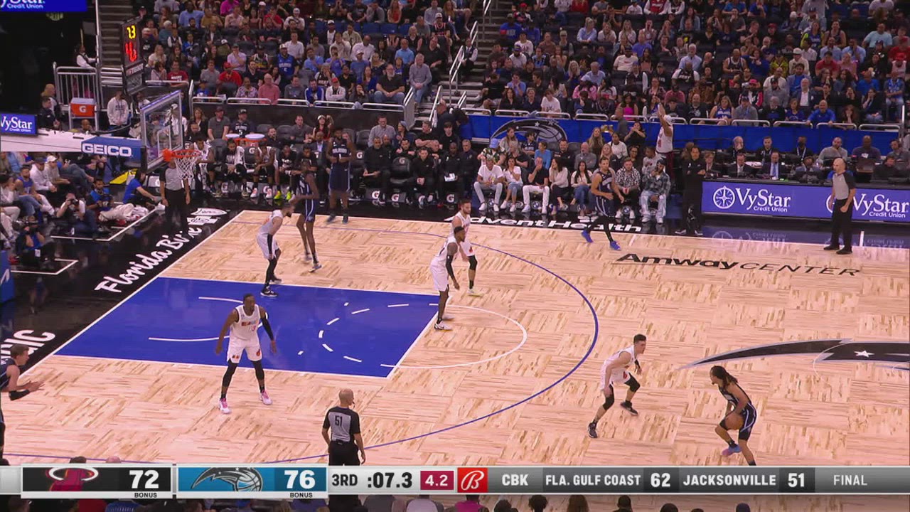 TwoPoint/ThreePoint Field Goal Heat Magic NBA Official