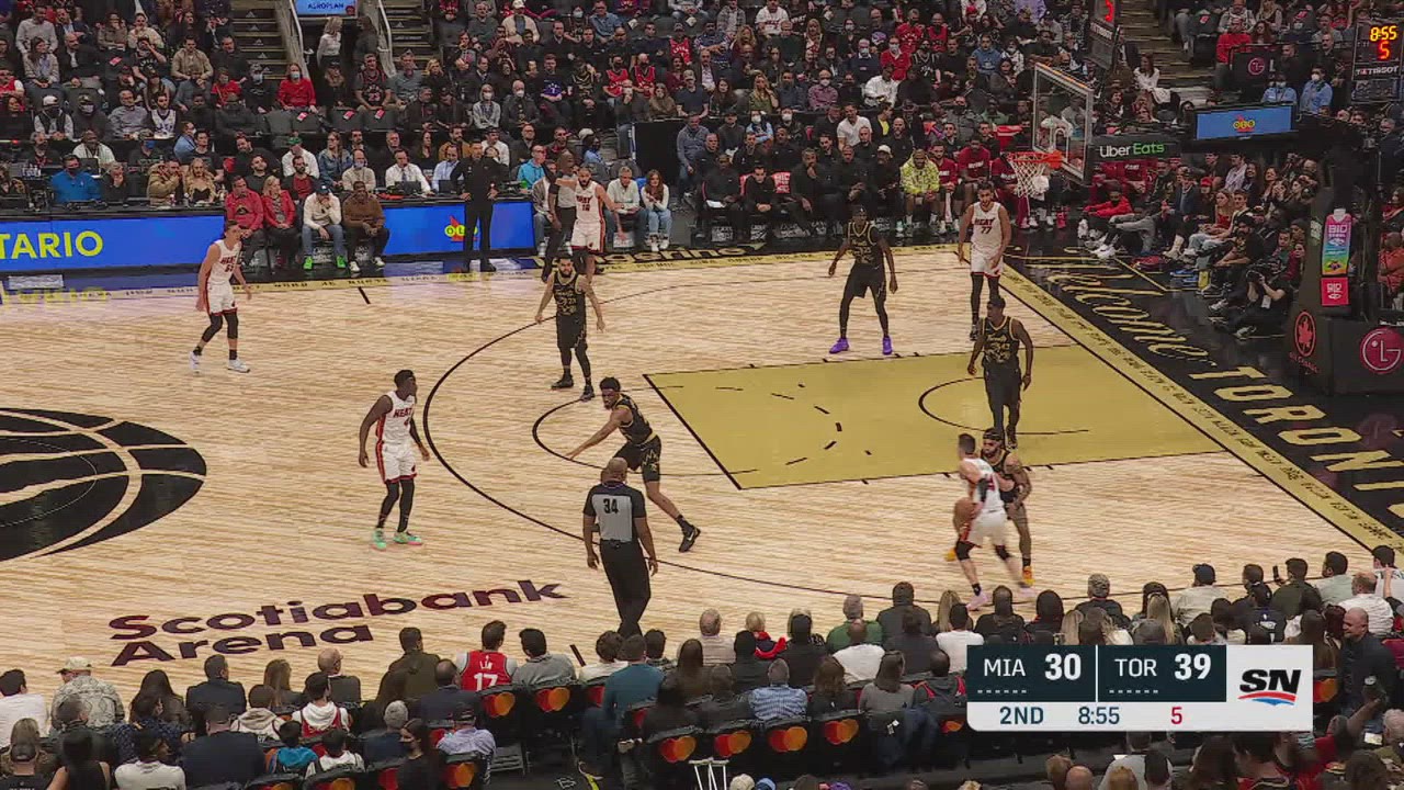 TwoPoint/ThreePoint Field Goal Heat Raptors NBA Official