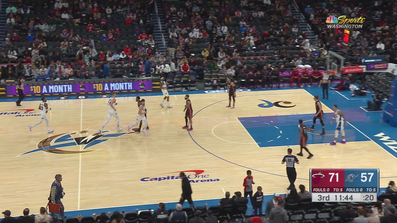 TwoPoint/ThreePoint Field Goal Heat Wizards NBA Official