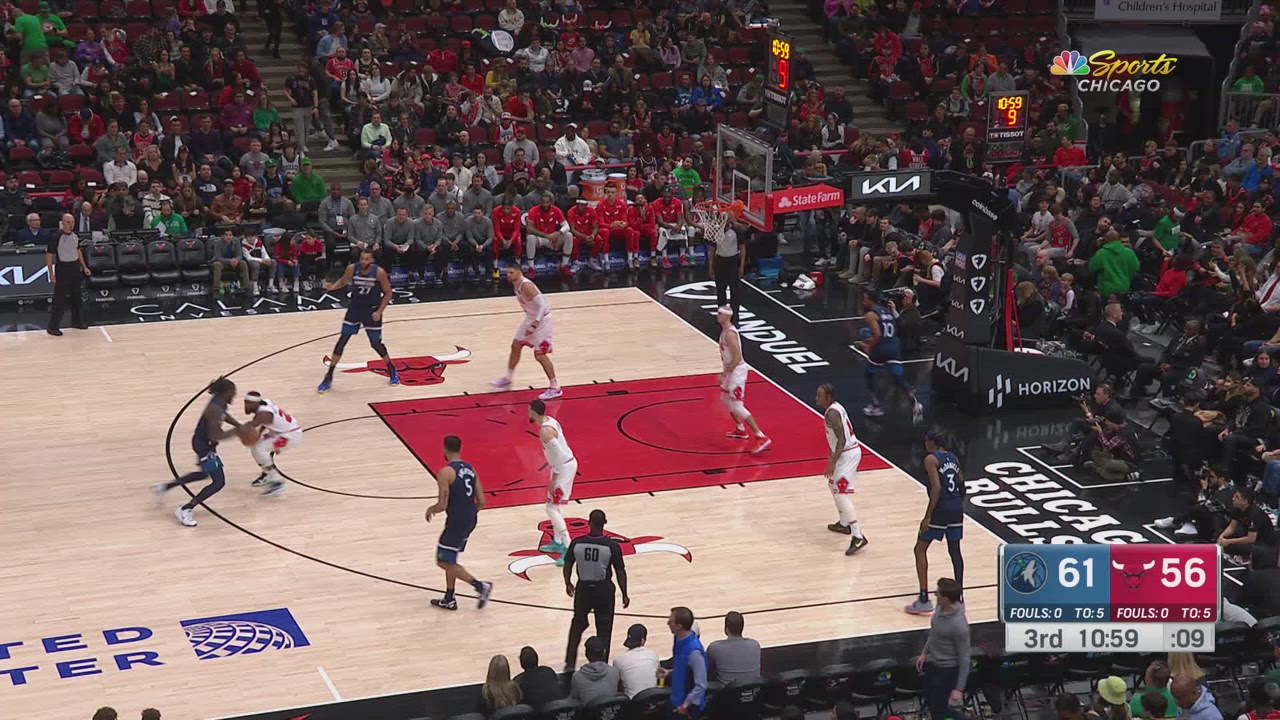 TwoPoint/ThreePoint Field Goal Timberwolves Bulls NBA Official