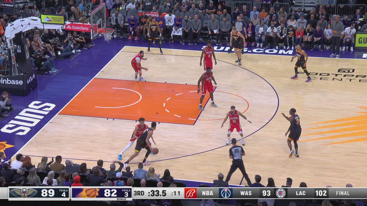 TwoPoint/ThreePoint Field Goal Pelicans Suns NBA Official