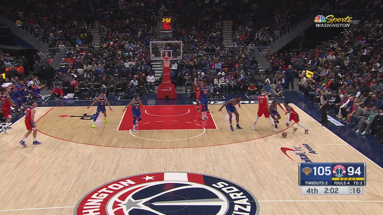 TwoPoint/ThreePoint Field Goal Knicks Wizards NBA Official