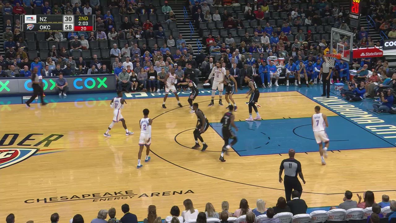 TwoPoint/ThreePoint Field Goal Breakers Thunder NBA Official