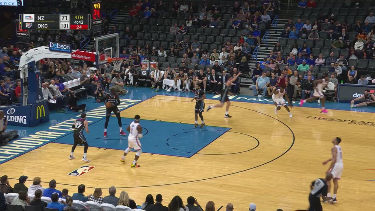 TwoPoint/ThreePoint Field Goal Breakers Thunder NBA Official