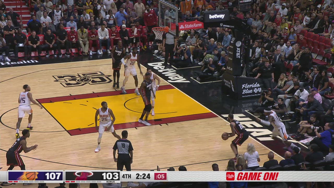 TwoPoint/ThreePoint Field Goal Suns Heat NBA Official