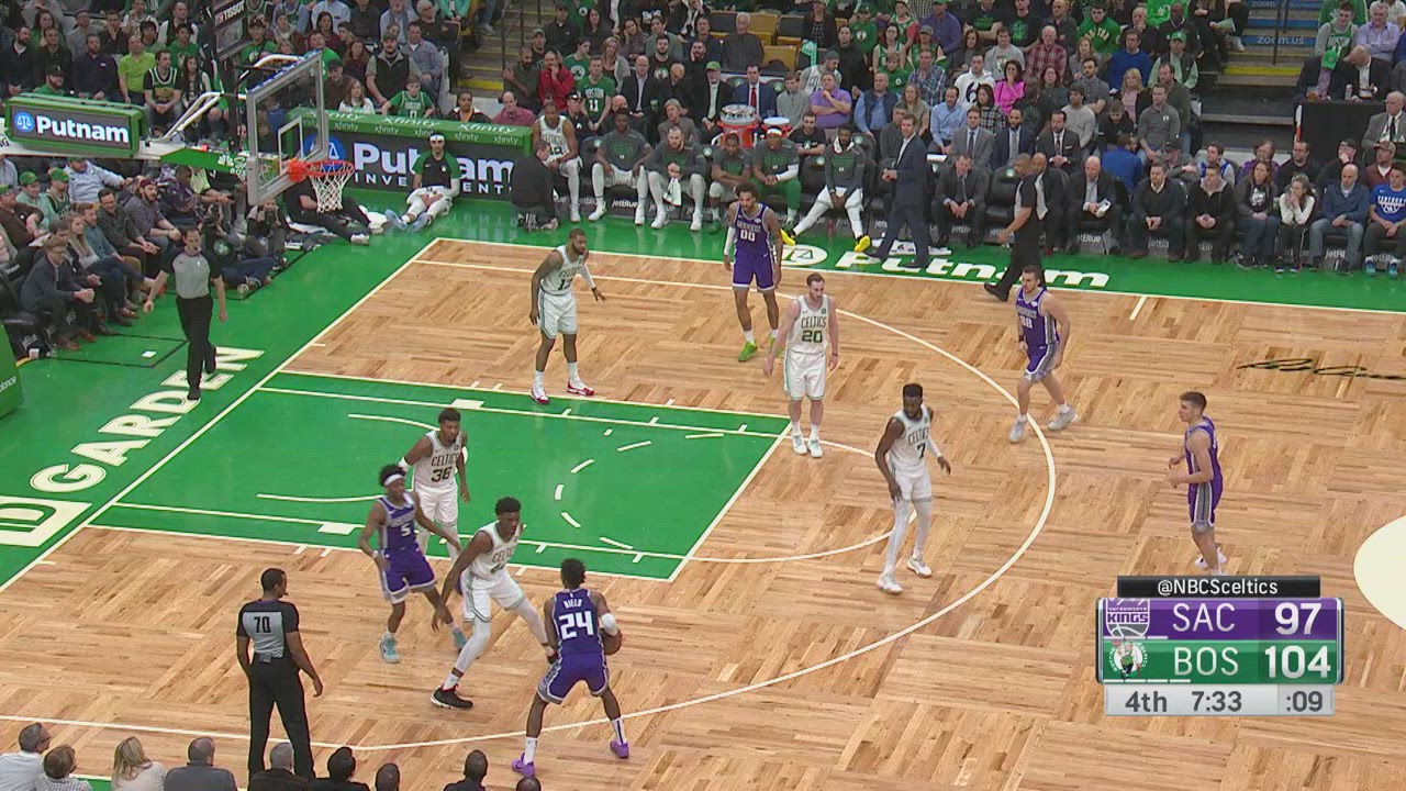 TwoPoint/ThreePoint Field Goal Kings Celtics NBA Official