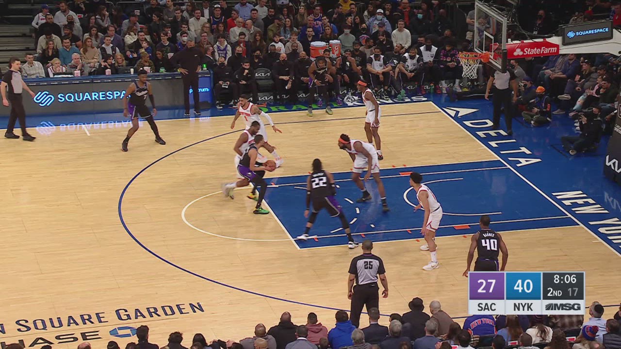 TwoPoint/ThreePoint Field Goal Kings Knicks NBA Official