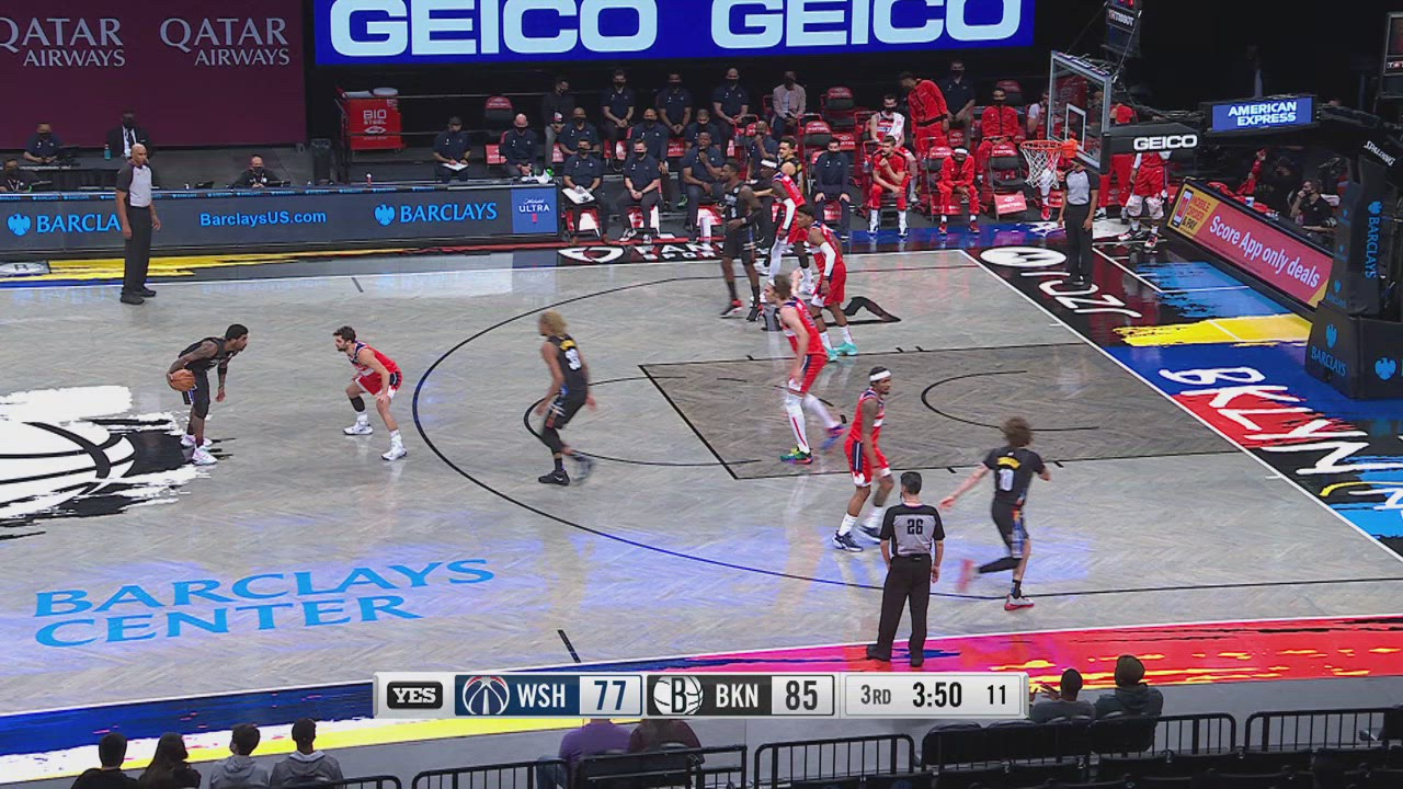 TwoPoint/ThreePoint Field Goal Wizards Nets NBA Official