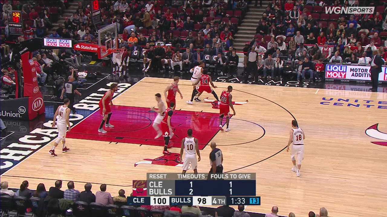 OutofBounds Play Cavaliers Bulls NBA Official