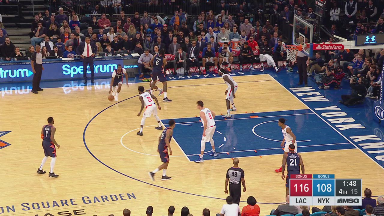 OutofBounds Play Clippers Knicks NBA Official